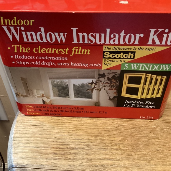NEW Scotch 3M Indoor Window Insulator Kit PACK of 5 x 2 - Picture 9 of 9